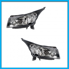 Juego de 2 Faros Principales para Cruze DEPO con Ajuste Manual