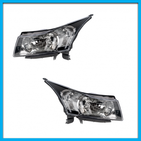 Juego de 2 Faros Principales para Cruze DEPO con Ajuste Manual