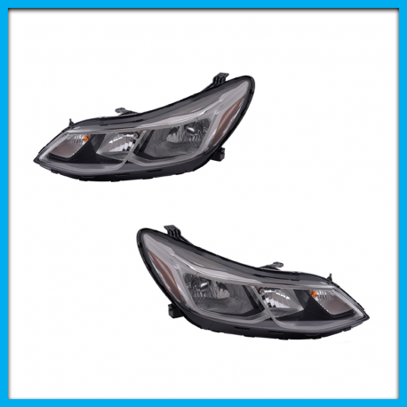Juego de 2 Faros Principales para Cruze DEPO con Foco de Halógeno sin Luz de Día