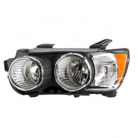 Faro Principal Izquierdo con Bisel Cromado DEPO para Sonic LTZ