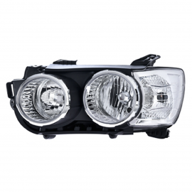 Faro Principal Izquierdo con Bisel Cromado sin Reflejante DEPO para Sonic Hatchback