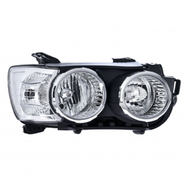 Faro Principal Derecho con Bisel Cromado sin Reflejante DEPO para Sonic Hatchback