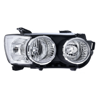 Faro Principal Derecho con Bisel Cromado sin Reflejante DEPO para Sonic Hatchback