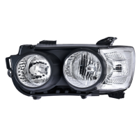 Faro Principal Izquierdo con Bisel Negro sin Reflejante DEPO para Sonic Sedán