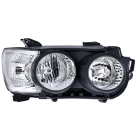 Faro Principal Derecho con Bisel Negro sin Reflejante DEPO para Sonic Sedán