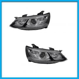 Juego de Faros Principales para Sonic DEPO con Ajuste Manual, Luz LED y Lupa