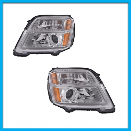 Juego de 2 Faros Principales para Terrain DEPO con Lupa y Reflejante Ámbar