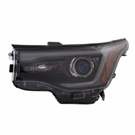 Faro Principal Izquierdo con Fondo Negro, Luz de Día y Reflejante Ámbar DEPO para Acadia