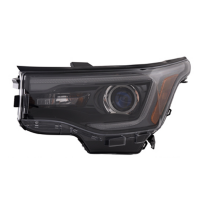 Faro Principal Izquierdo con Fondo Negro, Luz de Día y Reflejante Ámbar DEPO para Acadia