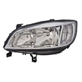 Faro Principal Izquierdo con Fondo Cromado sin Focos DEPO para Zafira