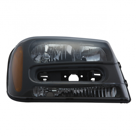 Faro Principal Derecho con Fondo Negro sin Focos DEPO para Trail Blazer