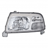 Faro Principal Izquierdo  con Fondo Cromado sin Focos DEPO para Tracker