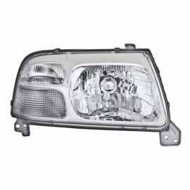 Faro Principal Derecho con Fondo Cromado sin Focos DEPO para Tracker