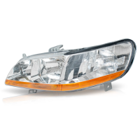 Faro Principal Izquierdo con Fondo Cromado y Cuarto Ámbar Eagle Eyes para Accord