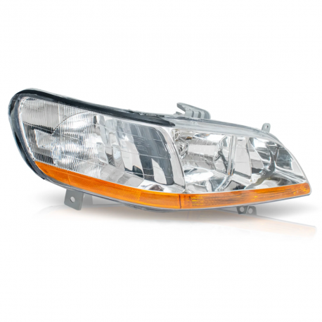 Faro Principal Derecho con Fondo Cromado y Cuarto Ámbar Eagle Eyes para Accord