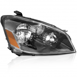 Faro Principal Derecho con Fondo Negro, Lupa y Reflejante Ámbar Eagle Eyes para Altima L31