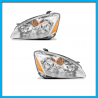 Juego de 2 Faros Principales para Altima L31 Eagle Eyes con Direccional y Reflejante Ámbar