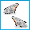 Juego de 2 Faros Principales para Altima Sedán L32 Eagle Eyes con Reflejante Ámbar