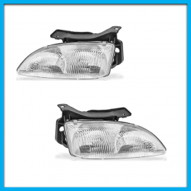 Juego de 2 Faros Principales para Cavalier Eagle Eyes Rayado