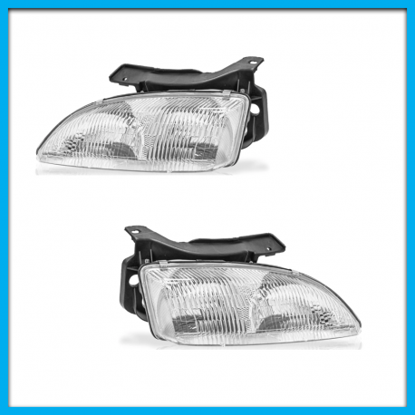 Juego de 2 Faros Principales para Cavalier Eagle Eyes Rayado