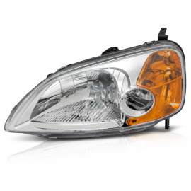 Faro Principal Izquierdo con Direccional Ámbar Eagle Eyes para Civic Coupé
