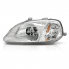 Faro Principal Izquierdo con Fondo Cromado Eagle Eyes para Civic Coupé