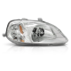 Faro Principal Derecho con Fondo Cromado Eagle Eyes para Civic Coupé