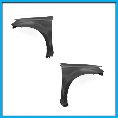 Juego de 2 Salpicadera para Aveo Gordon sin Orificio de Cuarto