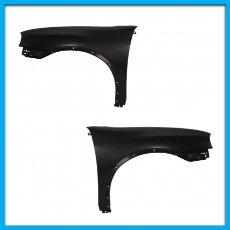 Juego de 2 Salpicaderas para Chevy C1 AGP con Huecos de Moldura