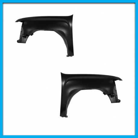 Juego de 2 Salpicaderas para Silverado 1500, 2500, Cheyenne sin Hueco de Cuarto