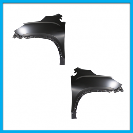 Juego de 2 Salpicaderas para Trax Gordon con Perforación de Moldura