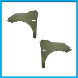 Juego de 2 Salpicaderas para Aveo SIMYI con Hueco de Cuarto