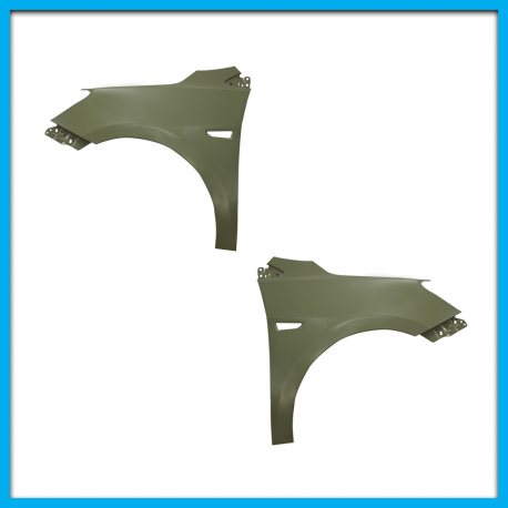 Juego de 2 Salpicaderas para Aveo SIMYI con Hueco de Cuarto