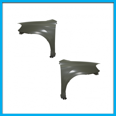 Juego de 2 Salpicaderas para Aveo, Pontiac G3 SIMYI sin Hueco de Cuarto