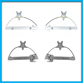 Juego de 4 Elevadores de Vidrios Traseros y Delanteros para Tsuru 3 Hushan