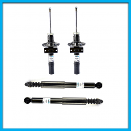 Juego de 4 Amortiguadores de Suspensión Delantera y Trasera para Polo 9N, Lupo, Gol, Ibiza Mk3, Córdoba Mk2 BOGE de Gas