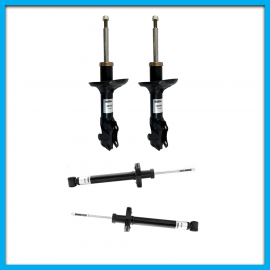 Juego de 4 Amortiguadores de Suspensión Delantera y Trasera para Golf A2, A3, Jetta A2, A3 BOGE Hidráulicos