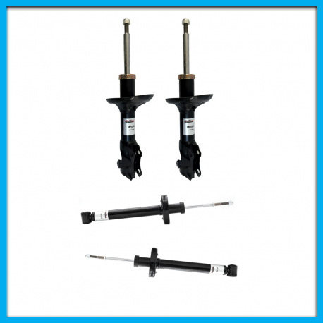 Juego de 4 Amortiguadores de Suspensión Delantera y Trasera para Golf A2, A3, Jetta A2, A3 BOGE Hidráulicos