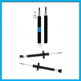 Juego de 2 Amortiguadores de Suspensión Trasera y 2 Cartuchos de Amortiguador Delanteros para Golf A2, A3, Jetta A2, A3 BOGE