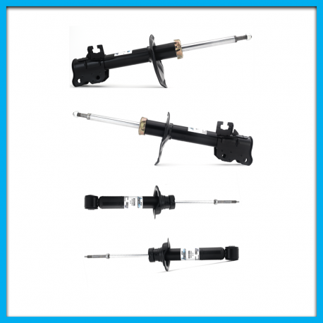 Juego de 4 Amortiguadores de Suspensión Delantera y Trasera para Almera BOGE de Gas