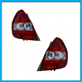 Juego de 2 Calaveras para Honda Fit DEPO en Tono Oscuro sin Arnés