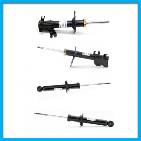 Juego de 4 Amortiguadores de Suspensión BOGE para Sentra B15 de Gas