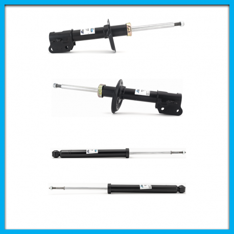 Juego de 4 Amortiguadores de Suspensión Delantera y Trasera para Beat y Spark 1.2L BOGE de Gas