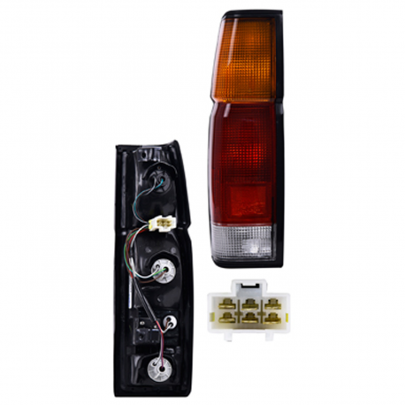 Calavera Izquierda Larga con Housing, Arnés y Focos DEPO para D21