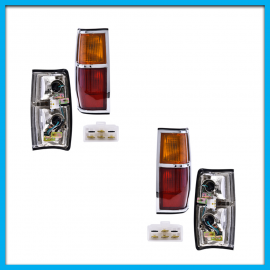 Juego de 2 Calaveras para 720 Lucid en Dos Colores con Marco Cromado y Arnés