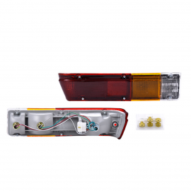 Calavera Izquierda en Tres Colores con Arnés y Focos Lucid para 720