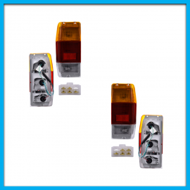 Juego de 2 Calaveras para Ichivan Lucid en Tres Colores con Arnés y Focos