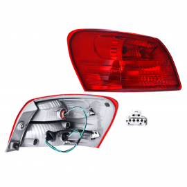 Calavera Exterior Derecha Roja con Arnés y Foco DEPO para Rogue