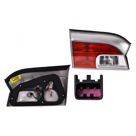 Calavera Interior Izquierda con Reflejante, Arnés y Focos DEPO para Terrain Denali