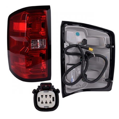 Clavera Izquierda con Arnés y Focos DEPO para Cheyenne, Silverado